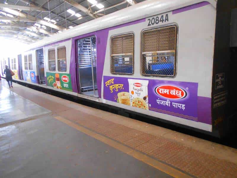 Mumbai Local Train Advertising